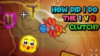 How did I do 1v4 in BR while I was streaming 😱 | Luckily I won this match | Call of Duty: Mobile