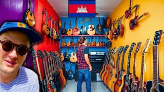 Inside a Small Music Shop in Kampot – No Strings Attached 🎸