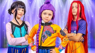 KPop Demon Hunters Help Each Other in a Colorful Dance Story