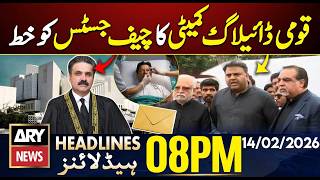 National Dialogue Committee’s Letter to CJP Yahya Afridi | ARY News 8 PM Headlines | 14 Feb 2026