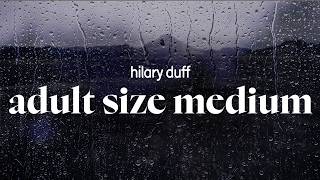 hilary duff - adult size medium (lyrics)