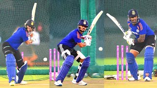 Team India’s practice session in Ahmedabad today ahead of the IND vs SA Super 8 match in the T20 WC