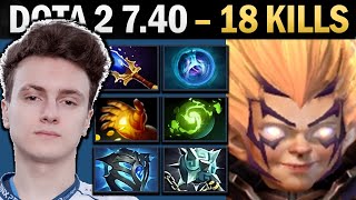 Invoker Pro with 18 Kills and Rattlecage - Dota 2 7.41