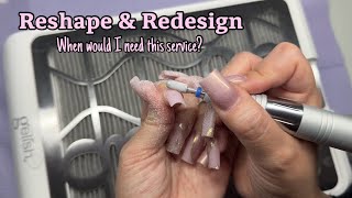 Acrylic Nails | Shape And Design