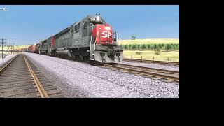 SP 7524 and 8565 With DRGW 5379