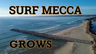 St Francis Bay Groynes - Surf Mecca Grows (240m Groyne 1 Complete) 