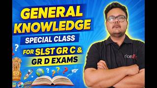 Special GK Class | SLST Gr C & Gr D Exams| Santu Sir RICE Education