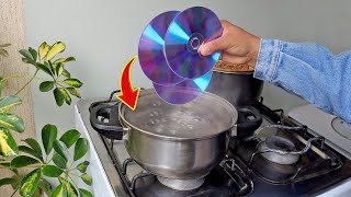 Once you learn this secret, you will never throw away old CD disc 😱! Creation Tips