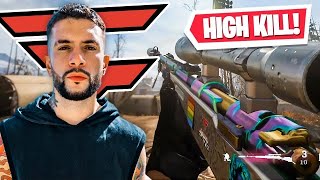 FaZe Temperrr High Kill Sniping in Warzone (Kar-98 / Mac-10)