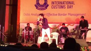 Jay Chavda performed for international customs day