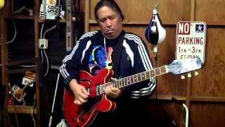 nick koga blues slow playing a hamer echotone with gibson pickups slow blues