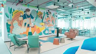 Health Catalyst office, Hyderabad | Designed by Flipspaces | Reeltree  #realestatephotography
