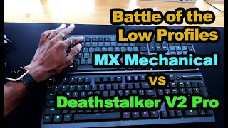 New Razer Deathstalker V2 Pro Review vs MX Mechanical Keys