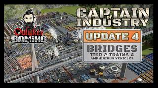 Gold Asteroid Mining - Captain of Industry - Update 4 and Trains Expansion - Ep.97