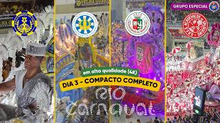 DIA 3 COMPLETO: Tuiuti, Vila Isabel, Grande Rio e Salgueiro | COMPILADO ESPECIAL 2026 (4K)