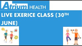 Live Exercise Class 30.06.20