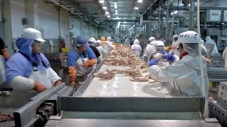 Modern Seafood Processing Line Machines And Technology - Fastest Workers