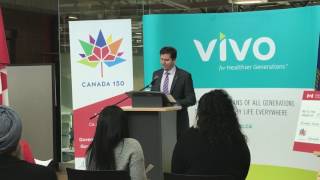 Jamie Kleinsteuber MLA Speaks at Vivo #Canada150