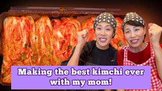 Kimchi-making Vlog with Army mom’s mom!