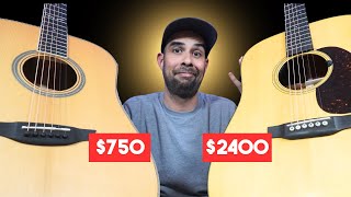 Orangewood vs. Martin D—18
