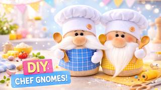 DIY Gnome Chef | Handmade Doll Sewing Tutorial