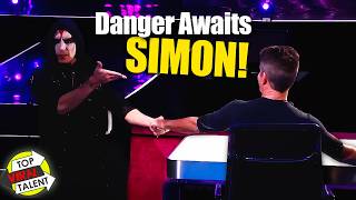 Simon’s Life Was AT RISK During This Audition! A Terrifying Moment You Have To See…