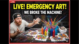 Spin Art For Fans #live #livestream #spinart