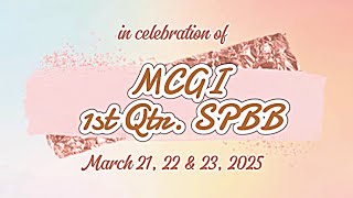 MCGI 1ST QTR SPBB (March 21-23, 2025) Celebration Souvenir, Lokal ng Polomolok