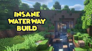 TUNNEL WATERWAY & RAILWAY PROGRESS 🛠️| MINECRAFT ASMR (NO TALKING)