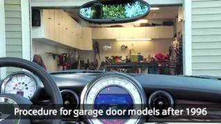 MINI Idio: 2011 MINI Hardtop, Convertible and Clubman - Garage Door Opener