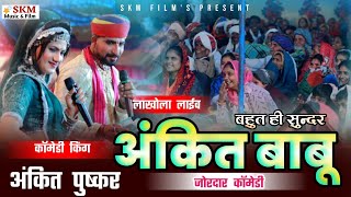 राजस्थान की सुपरहिट न्यू लेटेस्ट कॉमेडी || Ankit Babu Puskar || New Letest Comedi 2026 SKM FILM'S