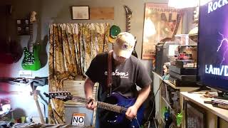 Gilad Perry A Backing Track Jam With my Dimarzio Super Distortion Pickup
