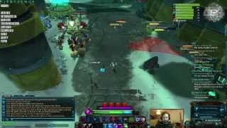 Wildstar Beta with Dajova - First Open World PvP Moment (lvl 34 Mechari Medic)