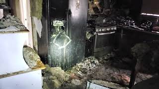 Fire Burn out of a home #houseconstruction #fire #diy #renovation #remodel