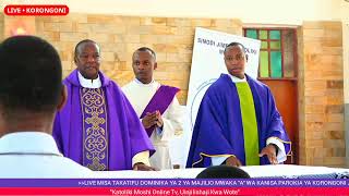 #LIVE MISA TAKATIFU DOMINIKA YA 2 YA MWAKA A WA KANISA PAROKIA YA KORONGONI