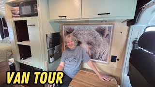 VAN TOUR | WE LET HER HELP WITH THE ENTIRE BUILD