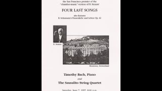 Pil Orbison sings  "Im Abendrot" of Strauss' Four Last Songs. PLOrbison@alum.berkeley.edu