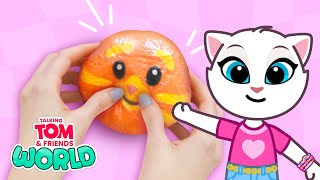 DIY Soft Squishy Friends 🧸 Talking Tom & Friends World: Easy Crafts