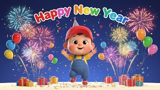 Happy New Year Song 🎆 | Kids New Year Rhyme | Dance & Sing Along | TinTon TV