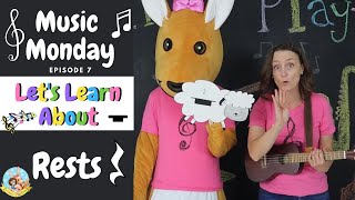 Musical Rests | Music Theory For Kids | Preschool and Kindergarten Music Class | Music Monday
