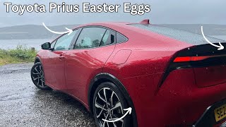 Easter Egg hunting in the new 2024 Toyota Prius