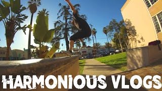 SKATING MY HIGH SCHOOL!!! Harmonious Vlogs!!!