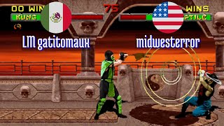 FT5 @mk2: LM gatitomaux (MX) vs midwesterror (US) [Mortal Kombat 2 Fightcade] Feb 15