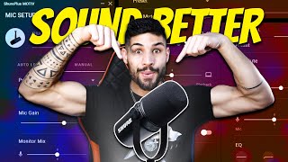 Make Shure MV7 Sound Better | ShurePlus Motiv APP & Filters