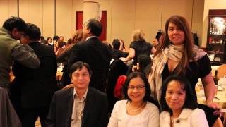 Christmas Party with Friends and Colleagues at World Financial Group in Toronto