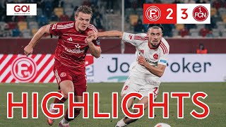 HIGHLIGHTS | Fortuna Düsseldorf vs. 1. FC Nuremberg 2:3 | Late blow