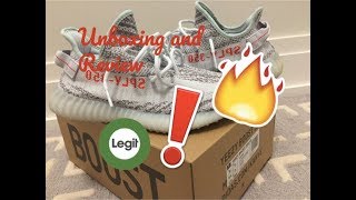 UNBOXING & REVIEW ON THE YEEZY BOOST 350 V2 BLUE TINT