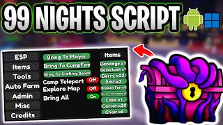 NEW 99 Nights in The Forest Script (PASTEBIN 2026) (AUTO DAYS FAST , GOD MODE)