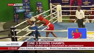 Stacy Ayoma triumphs against Joseline Chemala of DRC in zone 3 boxing championships
