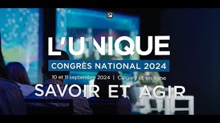 L’unique Conférence Nationale 2024